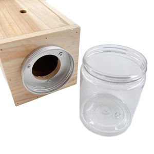 Piège à <span class=keywords><strong>abeille</strong></span> en bois Durable bois cabine Style charpentier piège à abeilles outils d'apiculture - Product Image 5