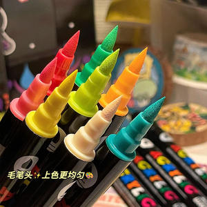 Échantillons gratuits Marqueurs d'<span class=keywords><strong>aquarelle</strong></span> à <span class=keywords><strong>double</strong></span> <span class=keywords><strong>pointe</strong></span> non toxiques en <span class=keywords><strong>feutre</strong></span> et acrylique Lavables Ensemble de papeterie scolaire de 36 pièces pour projets artistiques - Product Image 2