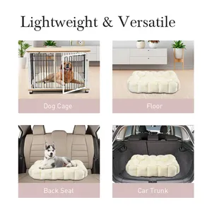 Luxury Super Soft Pet Dog Puppy Cat Beds Square Plush Warm Pet Kitty Beds