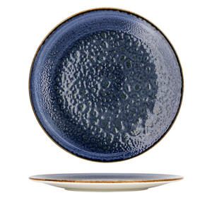 Piatto Piano Blu Luna 28 Cm in Ceramica per Servizio da Tavola - Product Image 2