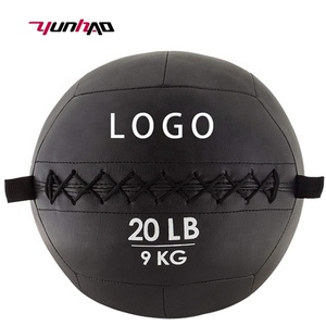 Yuncheng venta al por mayor logotipo personalizado PVC gimnasio casa Fitness medicina <span class=keywords><strong>Bola</strong></span> de pared - Product Image 3