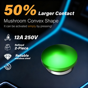 สวิตช์กดแบบเห็ด 5A 250V สำหรับควบคุมวงจรไฟฟ้าแรงดันต่ำ AC พร้อมระบบป้องกัน - Product Image 3