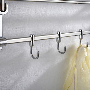 <span class=keywords><strong>Toallero</strong></span> cuadrado <span class=keywords><strong>plegable</strong></span> de acero inoxidable 304, <span class=keywords><strong>toallero</strong></span> de 60CM para Baño - Product Image 4
