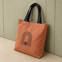 Sac bandoulière vintage en toile à imprimé dessin animé, fermeture éclair, sangle réglable, réutilisable, pour ordinateurs portables, avec logo