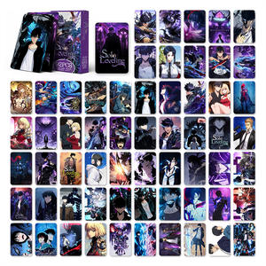 Cartes <span class=keywords><strong>photo</strong></span> souvenir <span class=keywords><strong>d</strong></span>'<span class=keywords><strong>anniversaire</strong></span> <span class=keywords><strong>d</strong></span>'anime personnalisées, autocollants imprimés, cartes Lomo bidimensionnelles, cartes de vœux en papier couché - Product Image 2