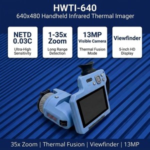 Caméra thermique professionnelle WiFi Bluetooth HD 640x480 HWTI-640 au prix d'usine pour la recherche et le développement - Product Image 1