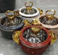 Juego de Ollas Térmicas para Alimentos de 2.5L, 4.5L y 6.5L, para Servir Comida Caliente en Catering, Buffet, Fiestas, Acción de Gracias y Navidad en EE. UU. y Canadá