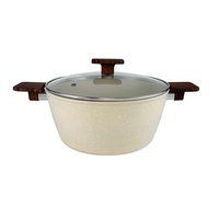 Ensemble de batterie de cuisine de haute qualité avec revêtement antiadhésif, comprenant des casseroles et faitouts