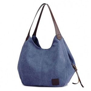 Bolsa de Mano de Lona de Alta Calidad, Estilo Coreano, Informal, para Mujer - Product Image 2