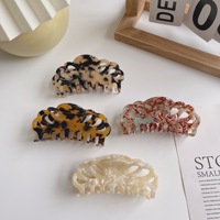 Yomo 2024 Grandes griffes de pince à cheveux éblouissantes de couleur écaille de tortue surdimensionnée