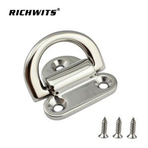 Anillo de Aterrizaje para Yate en Forma de D de Acero Inoxidable 316 Pulido Espejo, Anillo de Fijación de Cuerda para Barco, Herraje Marino - Product Image 5