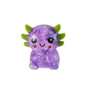 Sparkle Pinch-and-relax, Figura de Salamandra Sentada de Dibujos Animados, de Malt Sugar, con Diseño Japonés de Fantasía y Ciencia Ficción, de Silicona TPE, de Rebote Lento, Antiestrés - Product Image 2