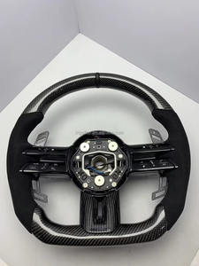 Volante Deportivo Personalizado en Fibra de Carbono y Cuero para G20, Serie 1, X3, M3, M4, con Pantalla LED y Costuras Personalizadas - Product Image 6