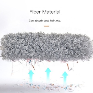 Brosse de nettoyage de voiture, <span class=keywords><strong>plumeau</strong></span> à plumes rétractable et allongé en acier inoxydable, perche à cheveux électrostatique, <span class=keywords><strong>plumeau</strong></span> à poussière domestique - Product Image 5