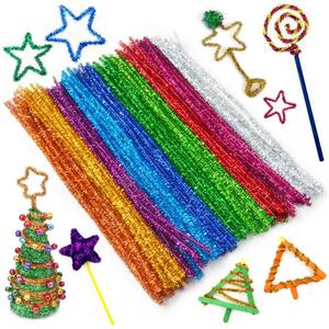 <strong>Christmas</strong> Pipe Cleaners Glitter Chenille Stems Pipe Cleaners for Diy <strong>Christmas</strong> - Product Image 5