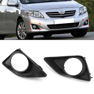 Couverture de phare antibrouillard avant noire pour Toyota Corolla 2007 2008 2009 2010 - Product Image 1