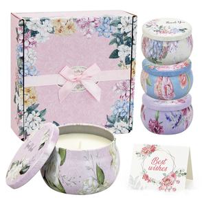 高級セット大豆ワックスの香りのキャンドルバレンタインデーギフトエッセンシャルオイル無煙アロマセラピーキャンドル - Product Image 5