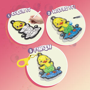 Papier texturé en mousse magique, dessin 3D, éponge en cellulose, texture en mousse pour les arts, les gribouillis - Product Image 3