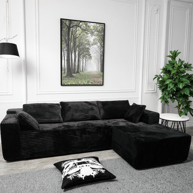 Bone-Free Structure Compressed Sofa Durable Fabric Vacuum Packed Space-Saving Sofa for Household Use