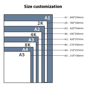 Đặc biệt 20g giấy chứng nhận giấy nghệ thuật 210 297 màu phun Hộp quà tặng bao bì nhựa bọc thủ công sổ sách kế toán - Product Image 4