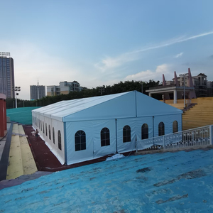 Chapiteau <span class=keywords><strong>de</strong></span> Luxe en Aluminium Blanc PVC pour Grands Mariages en Plein Air Accueillant <span class=keywords><strong>200</strong></span> à 500 <span class=keywords><strong>Personnes</strong></span> - Product Image 4