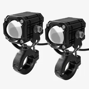 Factory Selling Motorcycle Headlights 12V Two-color Lens HS1 Projector Led Lighting