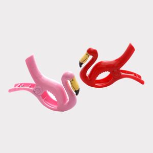 2 pcs xách tay khăn clip cho ghế bãi biển ghế Clip bãi biển Khăn Clip Màu Đỏ Vẹt - Product Image 2