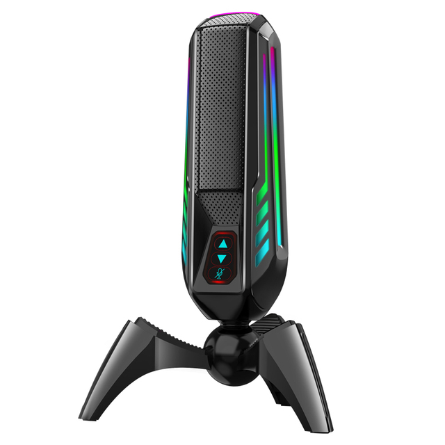 Driver-free Live Streaming Equipment Desktop Microphone USB Gaming Microphone with Voice Changer