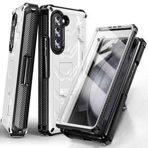 Good Hard Fold Cases para <span class=keywords><strong>Samsung</strong></span> para Galaxy Z Fold 3 <span class=keywords><strong>4</strong></span> 5G Slot Case con bisagra magnética Slide Pen Stand Film Armor Bracket Cover - Product Image 4