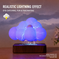 Lampe à lévitation magnétique de luxe en forme de nuage ABS pour la décoration intérieure, veilleuse LED pour la maison et le bureau