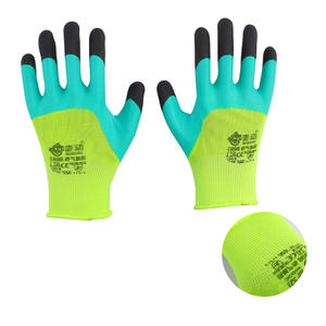 Guanti da lavoro in gommapiuma di sicurezza in lattice con rivestimento in gomma rinforzata - Product Image 5