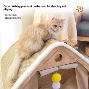 Griffoir extra large pour chat Lit pour chat Une pièce Moyen petit chat Griffoir durable - Product Image 4