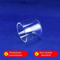 Tubes industriels en quartz fondu de haute pureté, récipients de laboratoire, béchers et flacons en quartz résistants à la chaleur, épaisseur personnalisée de 0,1 à 50 mm, 92 % de pureté