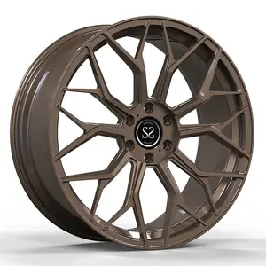 6-130 20x8.5 Gloss Gloss Bronze 1-PC Custom Forged Rims For Toyota GranAce H300