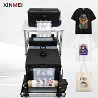 Imprimante DTF Xinmei A3 avec presse à chaud, tête d'impression XP600, machine de transfert textile automatique rouleau à rouleau directe sur film