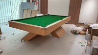 Nouvelle table de billard professionnelle de luxe moderne et personnalisée de haute qualité avec coussinets, 9ft, 8ft, 7ft, en ardoise, en cuir, en bois massif