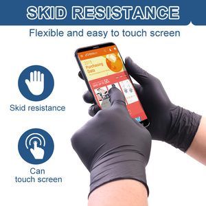 Gants en <span class=keywords><strong>nitrile</strong></span> jetables noirs XINGYU, gants en <span class=keywords><strong>nitrile</strong></span> sans poudre, gants en <span class=keywords><strong>nitrile</strong></span> résistants, gants jetables en <span class=keywords><strong>nitrile</strong></span> - Product Image 4