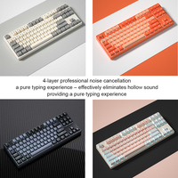 Clavier mécanique de jeu personnalisé avec touches PBT, type-C filaire, RGB, étanche, nouveau déclencheur rapide, 87 touches TKL, magnétique, e-sport