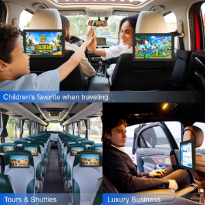 Tablette Android 11 Écran tactile interactif IP65 Animation Caméra 5.0 MP Haut-parleur 2*2W pour Minivan/SUV/Voiture <span class=keywords><strong>de</strong></span> tourisme - Product Image 3