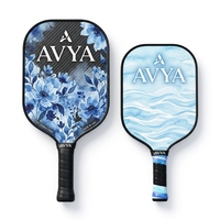 Ensemble de raquettes de pickleball T700 en fibre de carbone avec noyau en nid d'abeille, 4 raquettes, pack familial professionnel pour enfants et adultes