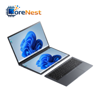 Portátil CoreNest de 14 Pulgadas con Pantalla Táctil Dual, Intel Core I7 1270P, Teclado Magnético, para Oficina y Negocios