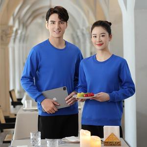 Abbigliamento sportivo Casual-stile alla moda tinta unita-Pullover girocollo di cotone di base <span class=keywords><strong>senza</strong></span> <span class=keywords><strong>cappuccio</strong></span> - Product Image 2