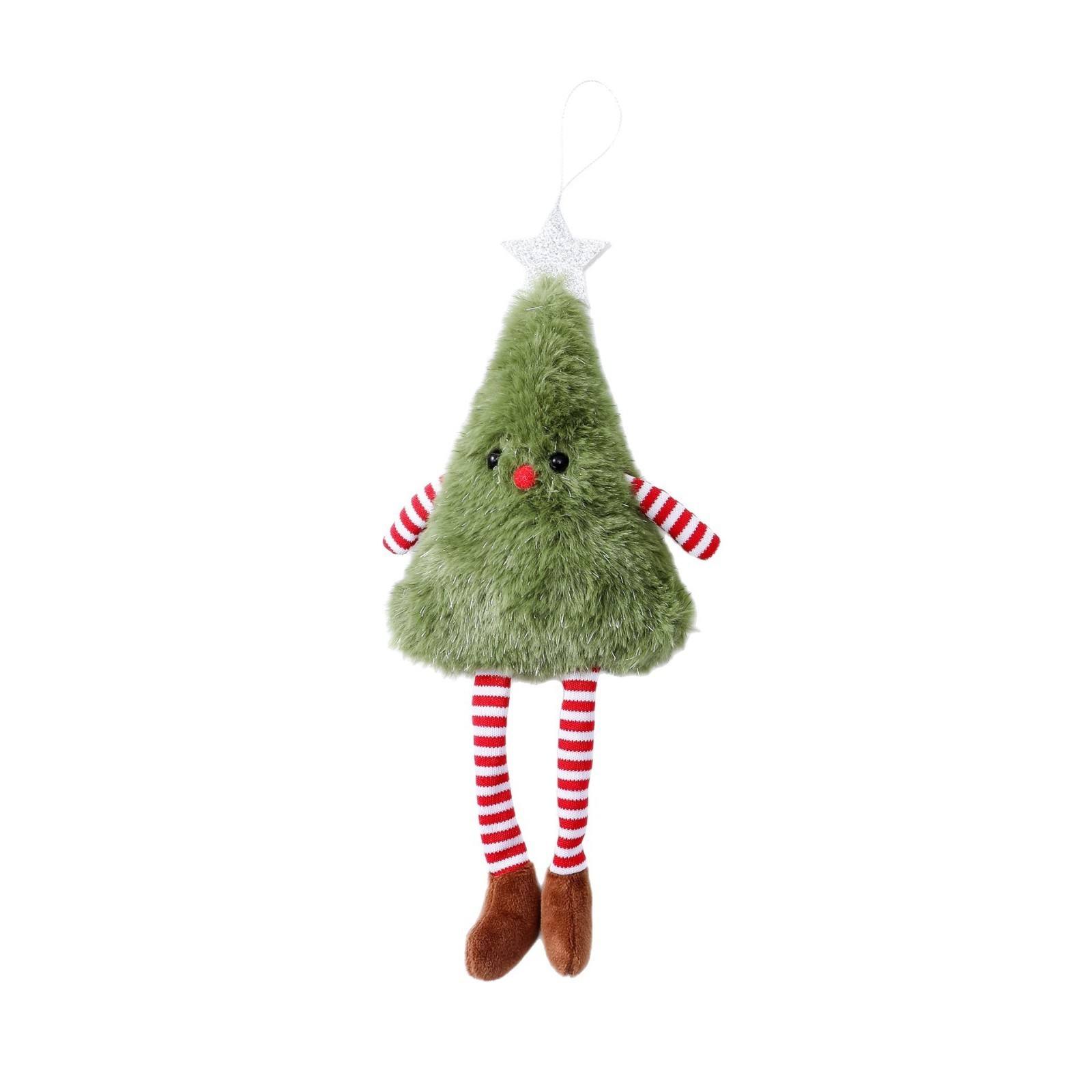 Christmas tree - shaped ornament in green