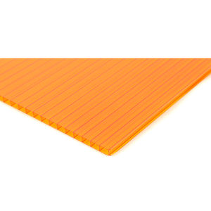 Plaque <span class=keywords><strong>alvéolaire</strong></span> multicouche en <span class=keywords><strong>polycarbonate</strong></span> transparent coloré de 4 mm, 6 mm, 8 mm, 10 mm pour <span class=keywords><strong>toiture</strong></span> et puits de lumière - Product Image 4