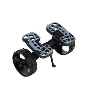 Fabrication prête à expédier Chariot de kayak gris sans assemblage d'outils Roues sans crevaison Chariot de chariot de canoë portable durable avec sangle - Product Image 6