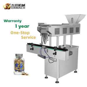 DXMACH DXS-<b>8</b> <b>8</b>-Channel Counting Filling Machine with Conveyor Belt Filling Equipment for <b>Tablet</b> Candies Hardware Screws Nut Bolt - Product Image 1