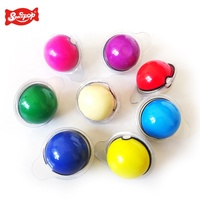 Wholesale Multi-Colored Marshmallow Soft Jam-Filled Gummy Candy Christmas Ball Candies in Bottles with Fruity Flavours