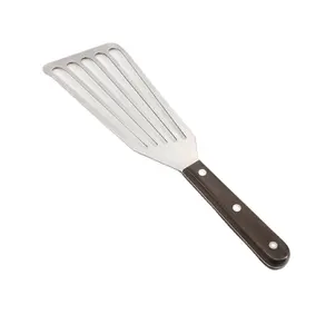 Eco-friendly BPA-free Stainless Steel Wooden Handle Fish Shovel Kitchen Cooking Tool for Kitchen Accessories