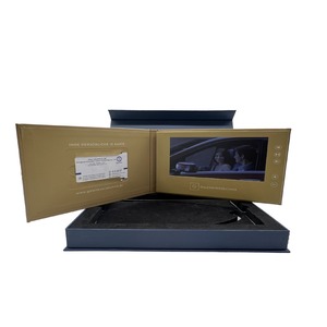 Carte de vœux numérique personnalisée avec écran LCD écologique pour <span class=keywords><strong>anniversaire</strong></span> et mariage, brochure promotionnelle professionnelle de 4,3/5/7 pouces - Product Image 1