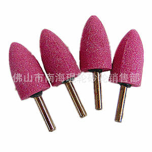 Tête de meulage conique ovale en céramique PA rouge, fournie par le fabricant, pour meuleuse électrique de jade et graveur électrique filaire - Product Image 5